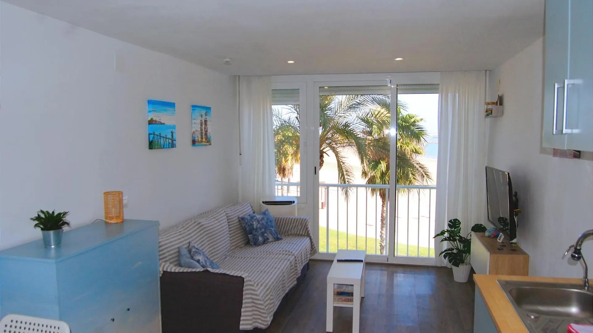 Playalmud-A Pie De Playa Con Vistas Al Mar, 1 Dormitorio La Pineda