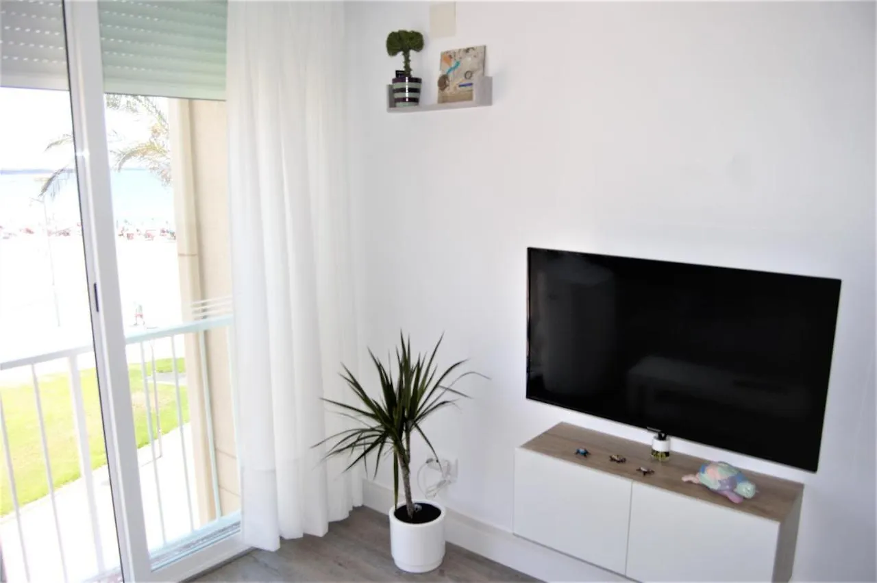 Apartamento Playalmud Apto Espectacular, en primera línea de Playa, WIFI, climatizado La Pineda